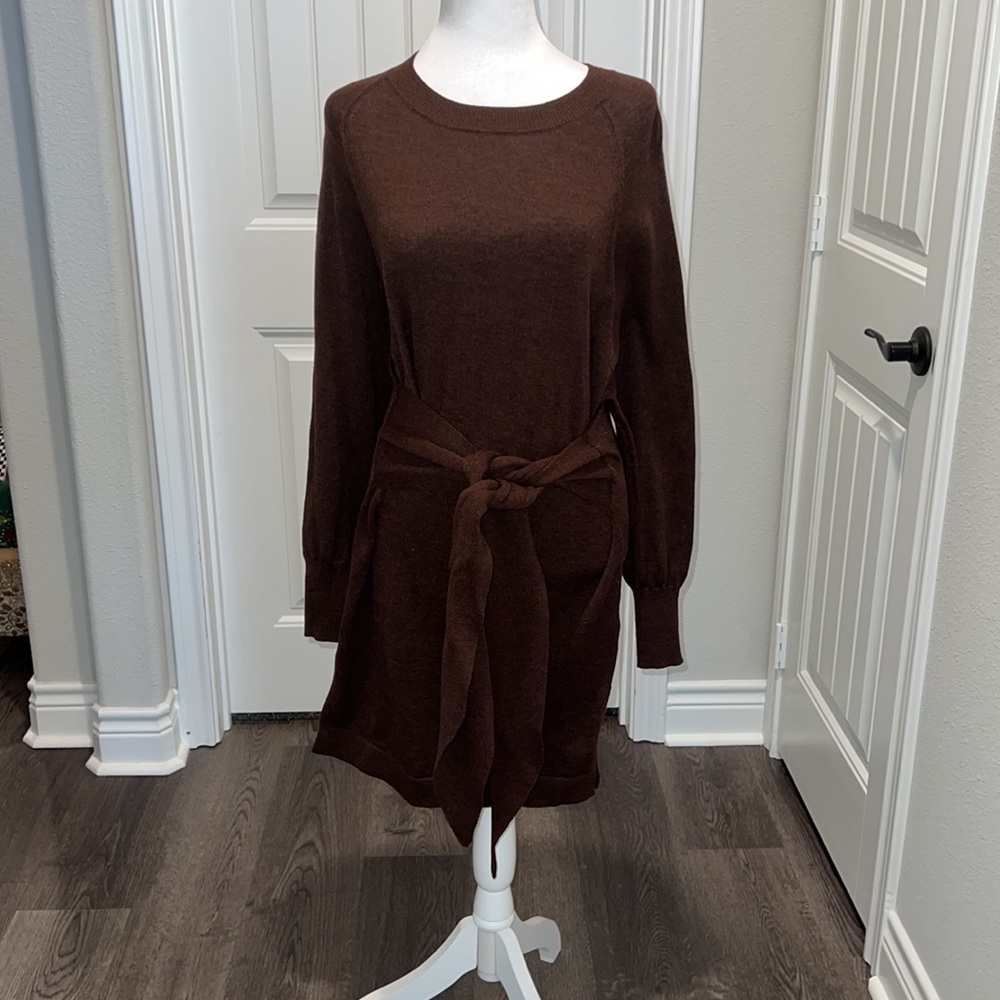 Lovers and Friends Elana Mini Dress in Chocolate - Picture 5 of 8